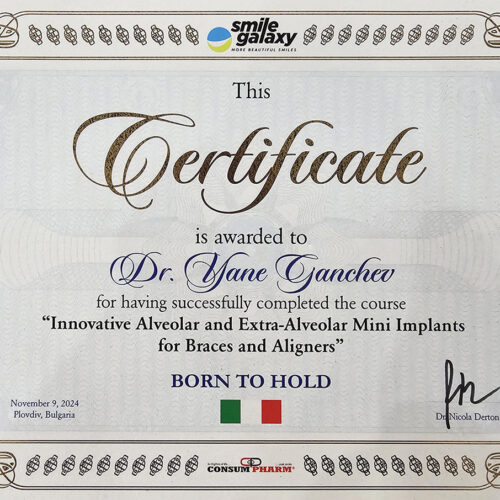 certificate derton